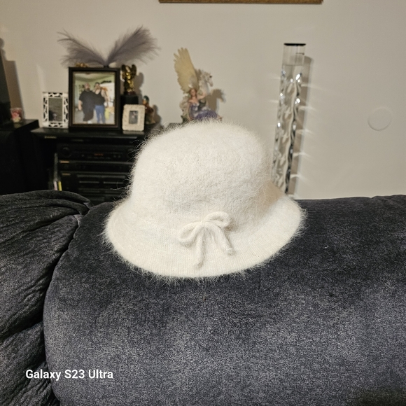 None Accessories - Vintage angora bucket hat